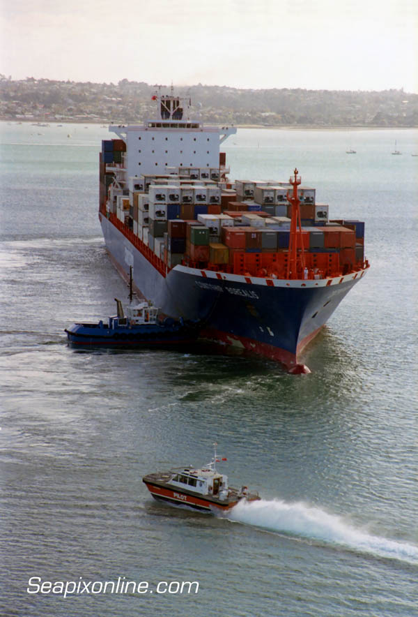 Contship Borealis, Waka Kume, Waitemata, CP Borealis, Maersk Dayton, Glasgow Express 9232589 ID 424